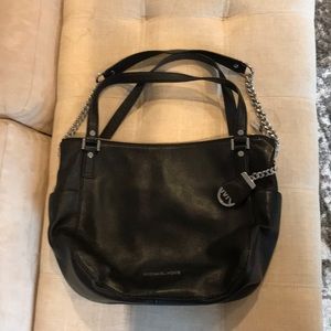 Michael Kors Black Leather Purse